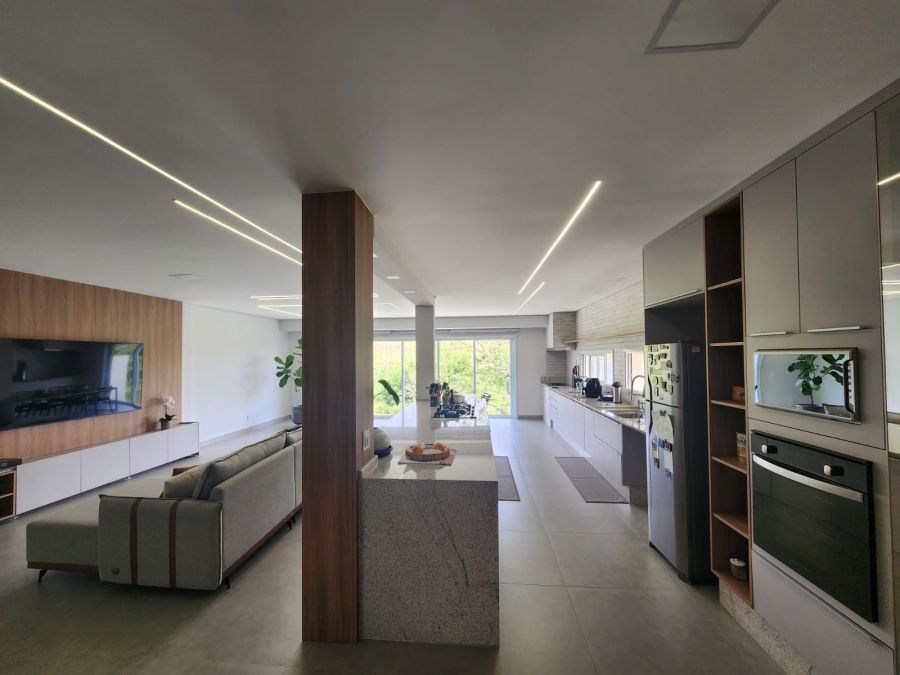 sala em conceito aberto 